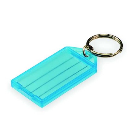 Key Tag, Multi-Color, Plastic, Open/Close Flap, 10 PK MPN:605100