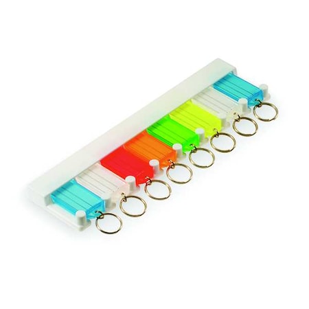 Key Tag Rack, Assorted, Plastic, Open/Close Flap, - MPN:60580