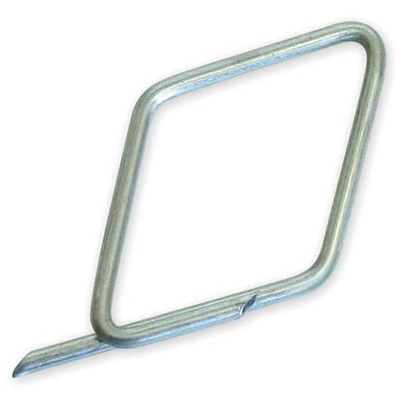 Diamond Fastener, Gray, Steel, Diamond Fastener, Galvanized 100 PK MPN:74900