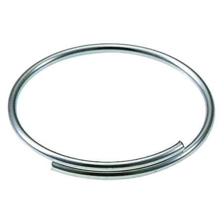 Split Key Ring, Gray, Steel, Giveaway, Zinc Plated 1000 PK MPN:7591000