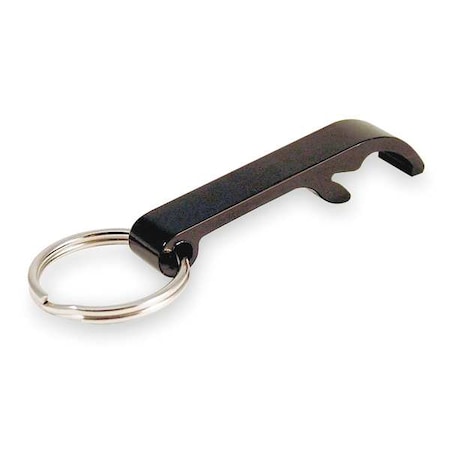 Key Lock, Black, Aluminum, Bottle Opener, 10 PK MPN:87710