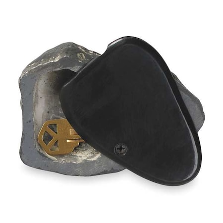Key Rock Hider, Brown, Plastic, Rock MPN:90691