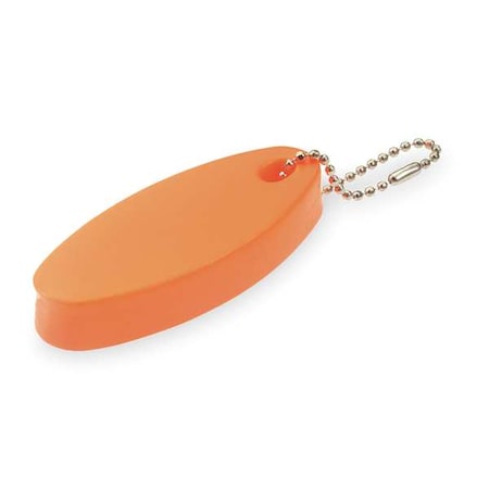 Key Float, Orange, Vinyl Coated Foam, Key Float With Ball Chain MPN:9241