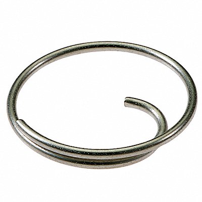 Key Ring Steel Silver PK50 MPN:7520050
