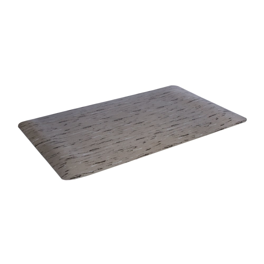 Crown Cushion-Step Marbleized Rubber Mat, 24 x 36, Gray MPN:CU 2436GY