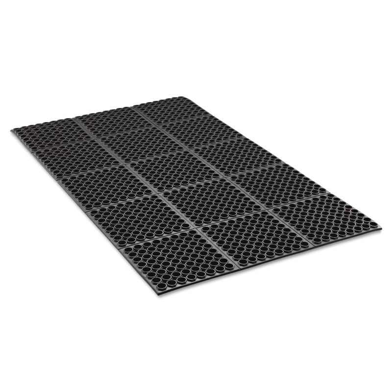 Crown Safewalk Heavy-Duty Anti-Fatigue Drainage Mat, General Purpose, 3ft x 5ft, Black MPN:WSTF35BLA