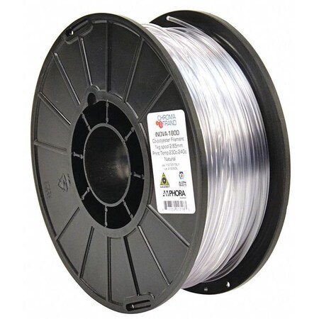 Chroma Strand INOVA-1800 Copolyester Filament, Natural 2.85mm, 1kg reel MPN:RM-NY0014