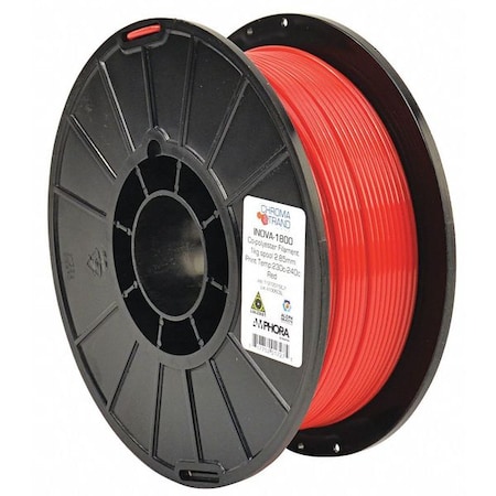 Chroma Strand INOVA-1800 Copolyester Filament, Red 2.85mm, 1kg reel MPN:RM-NY0022