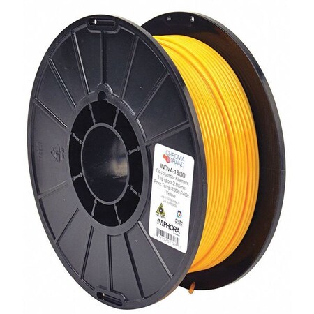 Chroma Strand INOVA-1800 Copolyester Filament, Yellow 2.85mm, 1kg reel MPN:RM-NY0023