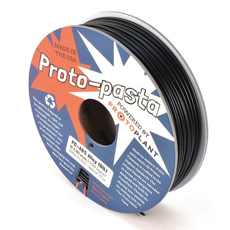 PC-ABS Alloy, Blck, 3mm Filament, 500g Reel MPN:RM-PY0002