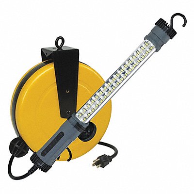 Cord Reel w/Lamp LED 40ft 18AWG 120VAC MPN:2YKP9