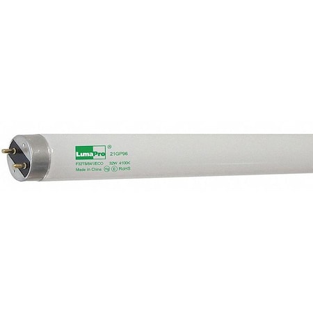 Fluorescent Lamp, T8, 24 In. L, 4100K, 1230L MPN:21GR04