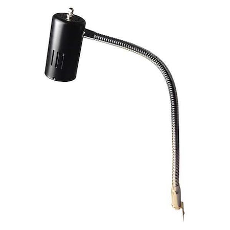 Task Light, LED, 6.5W, BLK, 18in, Gooseneck (Formerly LumaPro) MPN:33HP79