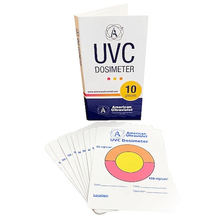 Ultraviolet Measurement Cards, PK10 MPN:LC-UVC-TRICARD-10PK