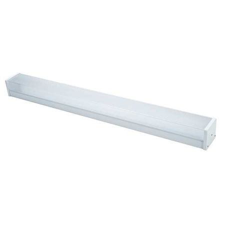 Vandal Resistant Fixture, 3500K, 50W, LED MPN:LVP524 4FT MIN10 50W 35K MVOLT CLP WHT