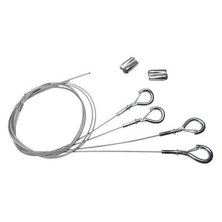 CableMountingKit, Gray, 1/4inH, 60inL MPN:5FT Y CBL KIT