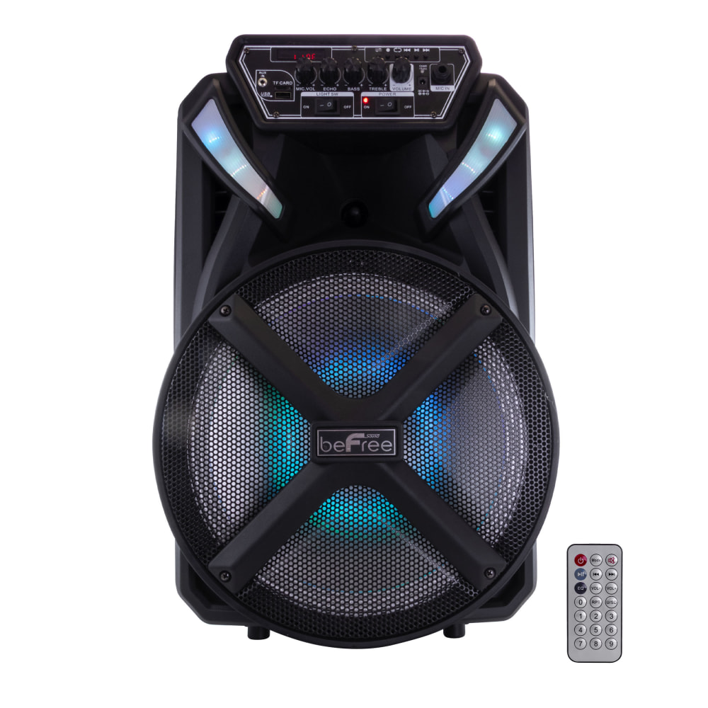 BeFree Sound Bluetooth Wireless Portable Rechargeable Party Speaker, Black MPN:995113110M