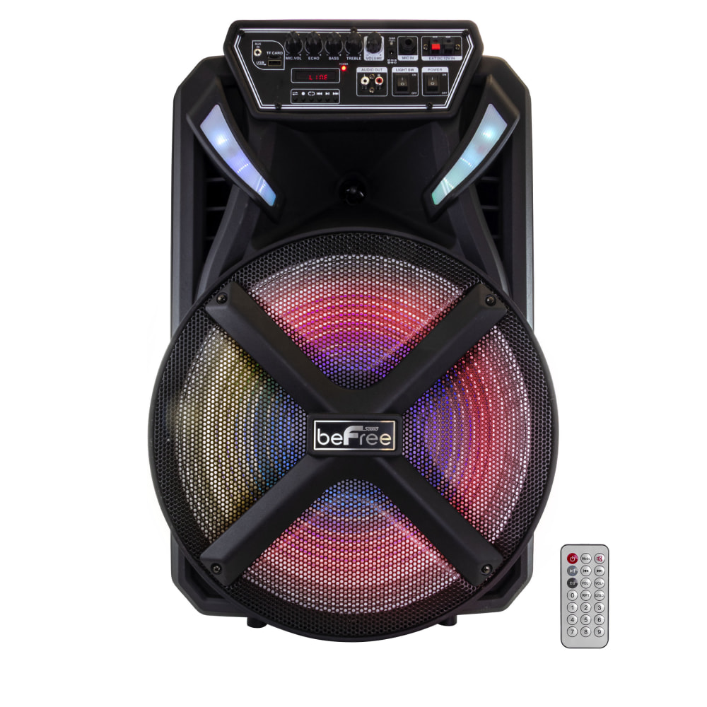 BeFree Sound Bluetooth Portable Rechargeable Wireless Party Speaker, Black MPN:995113111M