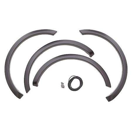 Fender Flares, 2 in, ABS, Black MPN:SX310S