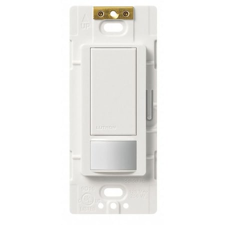 Wall Mount Sensor, Occupancy, Photocell, Vacancy, Hard Wired, White, 900 sq ft, Fluorescent, Halogen, Incandescent, LED MPN:MS-OPS6M2-DV-WH
