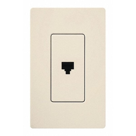 Telephone Jack, Single, Light Almond MPN:CA-PJ-LA