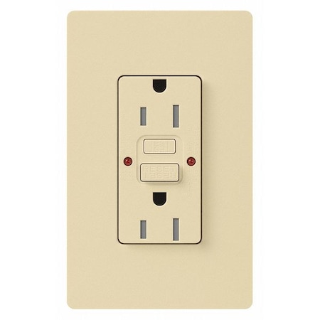 Receptacles, GFCI, Tamper-Resistant, Ivory MPN:CAR-15-GFST-IV