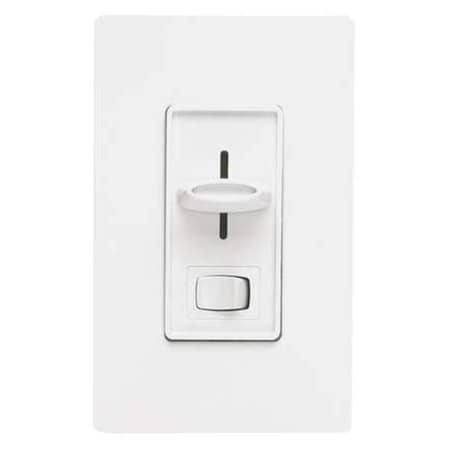 Lighting Dimmer, Slide, Decora, 300W, White MPN:CTELV-303P-WH