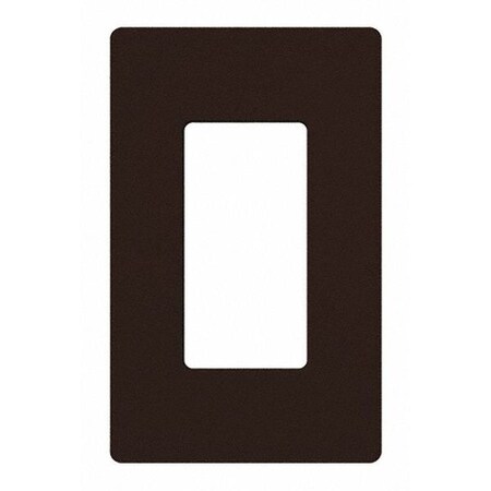 Designer Wall Plates, Number of Gangs: 1 Gloss Finish, Brown MPN:CW-1-BR