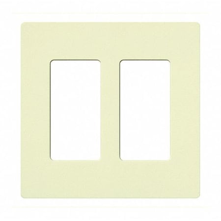 Designer Wall Plates, Number of Gangs: 2 Gloss Finish, Almond MPN:CW-2-AL
