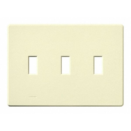 Traditional Fassada Wall Plates, Number of Gangs: 3 Gloss Finish, Almond MPN:FG-3-AL