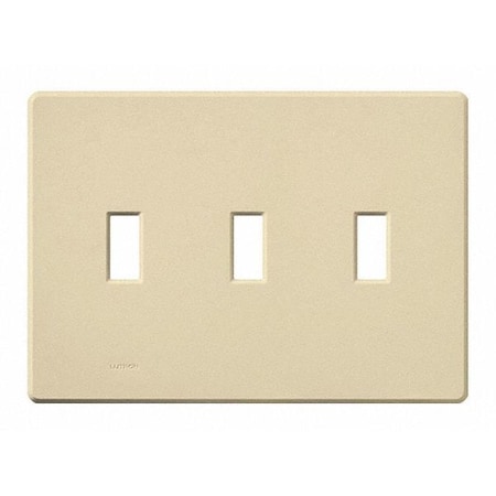 Traditional Fassada Wall Plates, Number of Gangs: 3 Gloss Finish, Ivory MPN:FG-3-IV