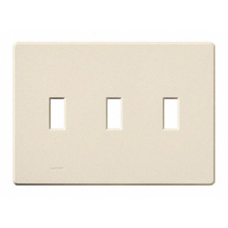 Traditional Fassada Wall Plates, Number of Gangs: 3 Gloss Finish, Light Almond MPN:FG-3-LA