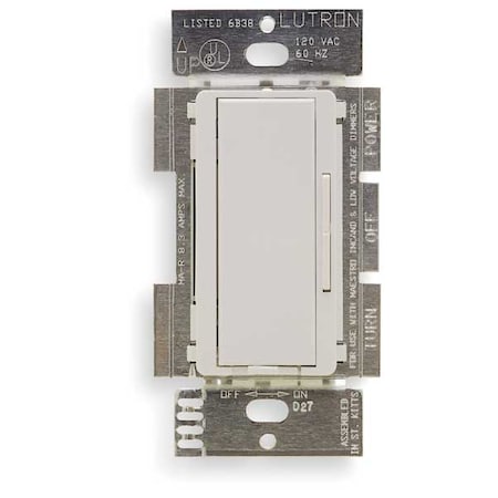 Lighting Dimmer, 120V, White, Rocker MPN:MA-R-WH