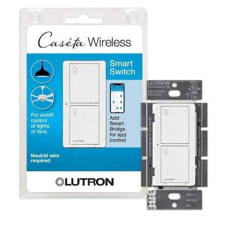 In-Wall Smart Switch, 120V AC, Wht MPN:PD-6ANS-WH