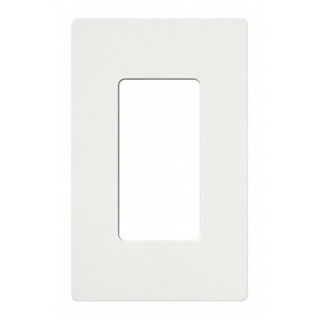 Designer Wall Plates, Number of Gangs: 1 Satin Finish, Snow MPN:SC-1-SW