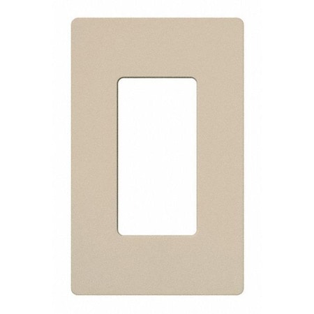 Designer Wall Plates, Number of Gangs: 1 Satin Finish, Taupe MPN:SC-1-TP