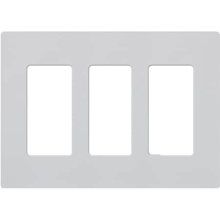 Designer Wall Plates, Number of Gangs: 3 Satin Finish, Palladium MPN:SC-3-PD