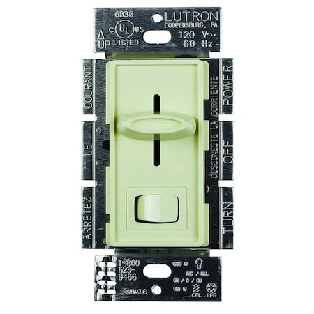Lighting Dimmer, Rocker/Slide, Ivory MPN:SCL-153P-IV