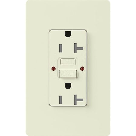 Receptacles, GFCI, Tamper-Rsnt, Biscuit MPN:SCR-20-GFST-BI