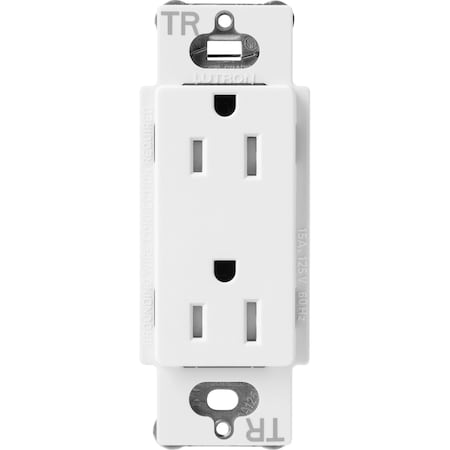 Straight Blade Receptacle, 15 A, 125V AC, 2 Pole MPN:SCRS-15-TR-SW