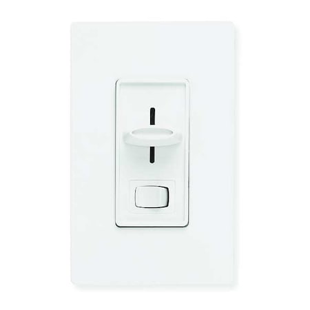 Lighting Dimmer, Slide, 3-Way, 8A, 120V, Wht MPN:SF-103P-WH