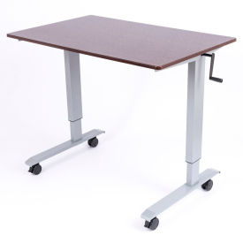 Luxor Standing Desk - Crank Adjustable Height - 47-1/4