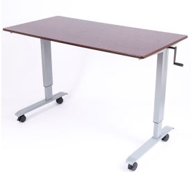 Luxor Standing Desk - Crank Adjustable Height - 59
