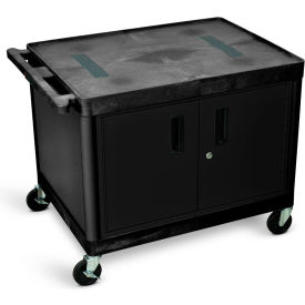 Luxor® A/V Cart with Cabinet - 32