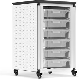 Luxor Modular Classroom Storage Cart w/ 6 Small Bins 18