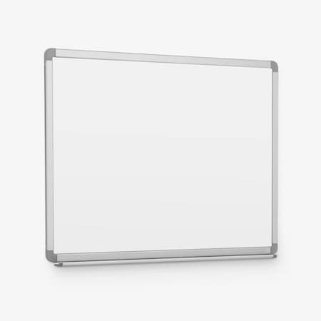 Porcelain Wall-Mounted Dry Erase Whiteboard, 36'' W x 24'' H MPN:DEWM001