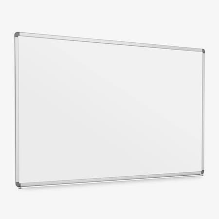 Porcelain Wall-Mounted Dry Erase Whiteboard, 72'' W x 40'' H MPN:DEWM003