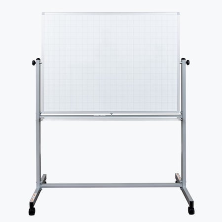 48 in x 36 in Mobile Magnetic Combination Ghost Grid/Whiteboard MPN:MB4836LB