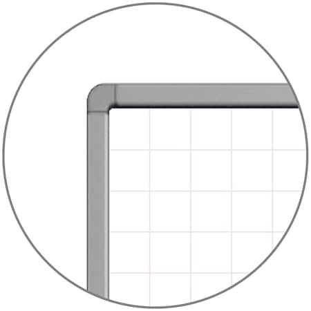 Wall-Mounted Magnetic Whiteboard - 72