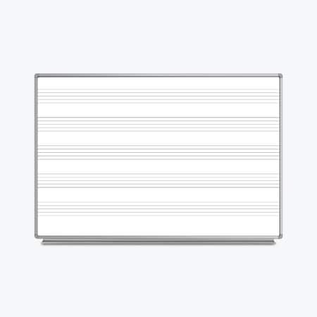 Wall-Mount Music Whiteboard - 72